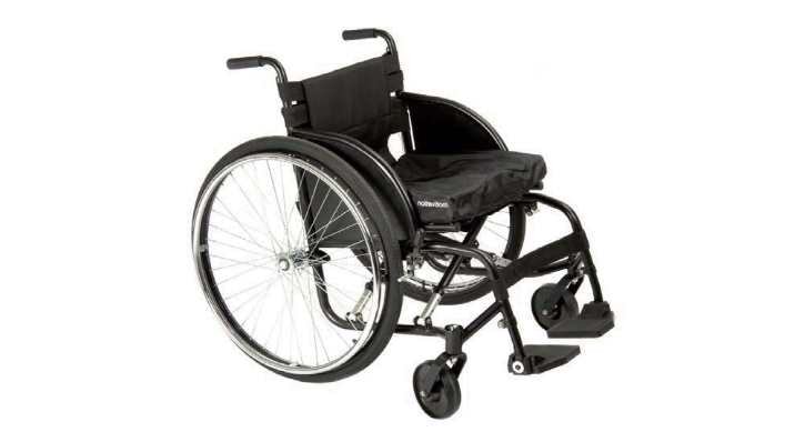 Fauteuil roulant pliant actif