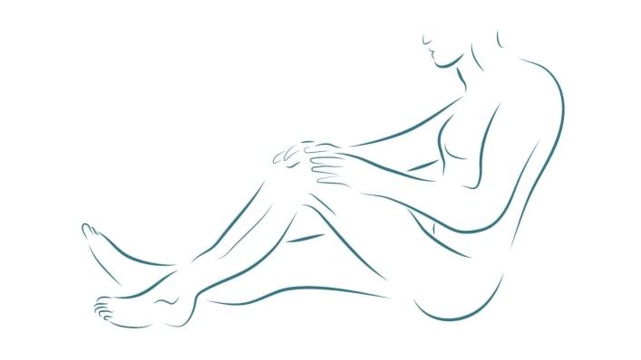 illustration knee and leg 