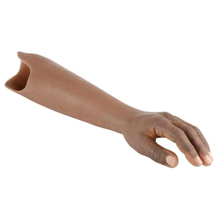 Silicone cover for arm prostheses